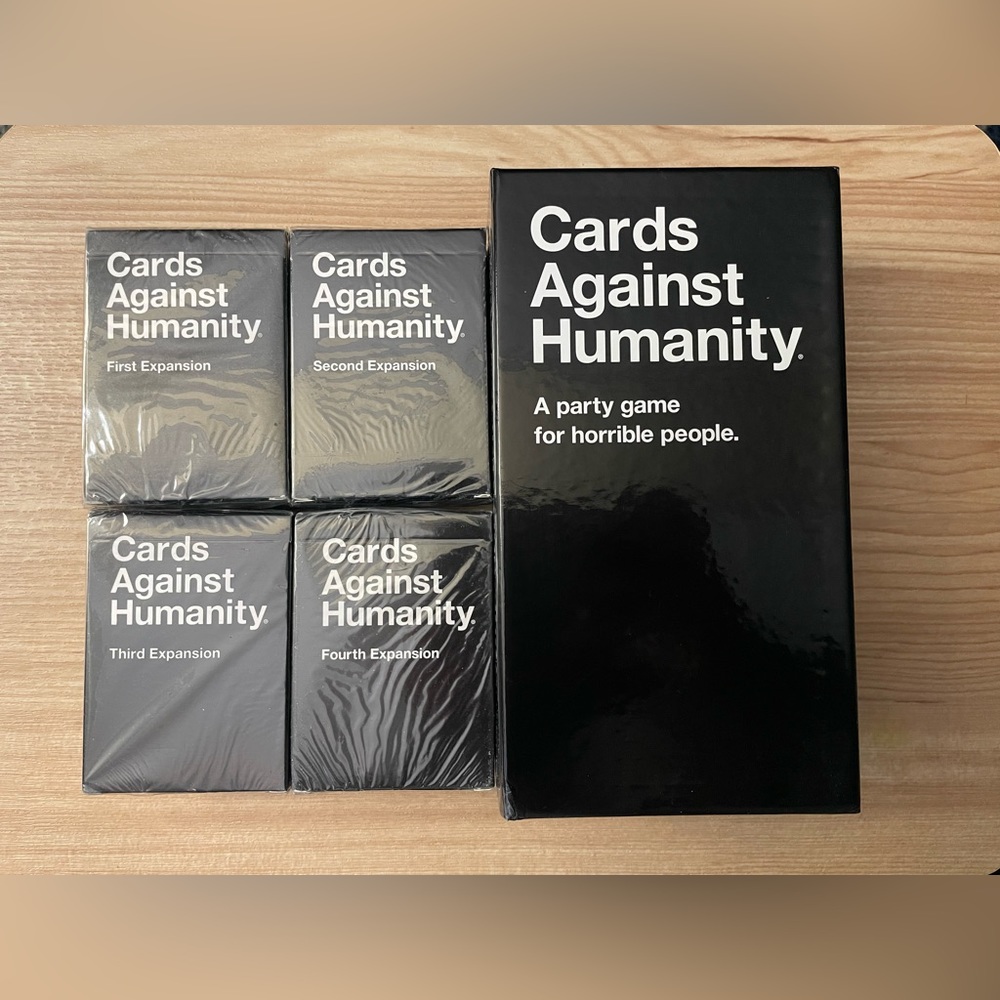 NEW Cards Against Humanity +4 Expansion Packs
